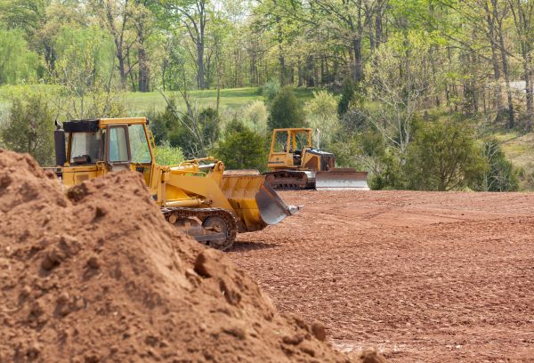 Bulldozer Land Clearing in Clayton